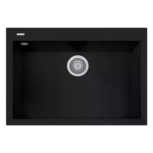 Lavello 1 vasca (76x50,5cm) CUBE Deep Black Opaco ON7610N6