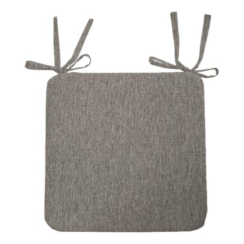 Cuscino seduta misto cotone Trill Grigio chiaro 16 (43x43x5cm) Sfoderabile