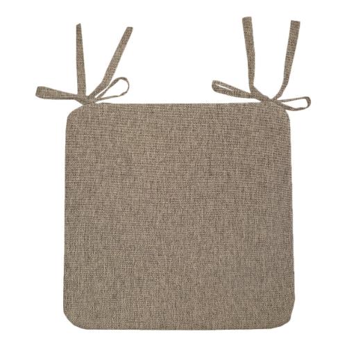 Cuscino seduta misto cotone Trill Beige 00 (43x43x5cm) Sfoderabile