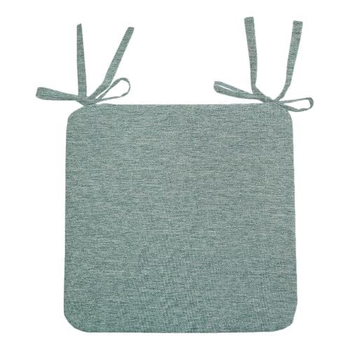 Cuscino seduta misto cotone Trill Acqua 14 (43x43x5cm) Sfoderabile