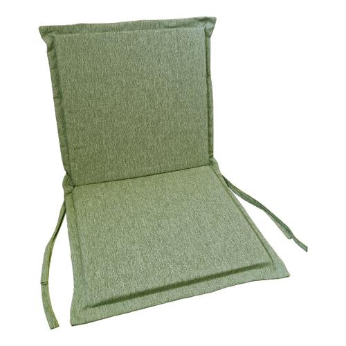 Cuscino basso misto cotone Verde 44 Sfoderabile