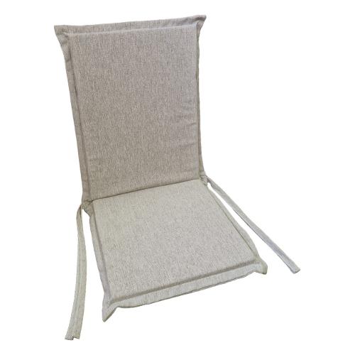 Cuscino alto misto cotone Beige 00 Sfoderabile