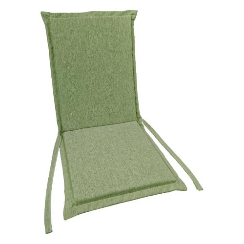 Cuscino alto misto cotone Verde 44 Sfoderabile