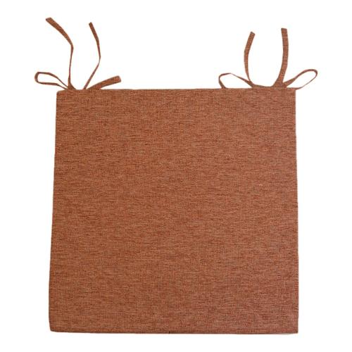 Cuscino seduta misto cotone Fascia Carota 29 (43x43x5cm) Sfoderabile