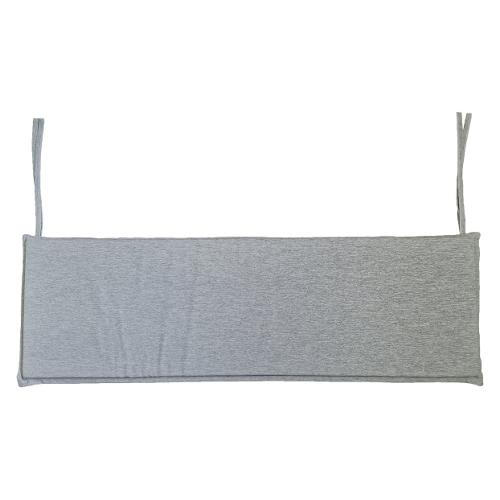 Cuscino panca misto cotone 3 posti Grigio chiaro 16 (148x45x3,5cm) Sfoderabile