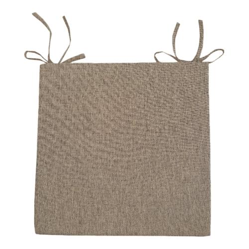 Cuscino seduta misto cotone Fascia Beige 00 (43x43x5cm) Sfoderabile