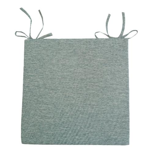 Cuscino seduta misto cotone Fascia Acqua 14 (40x40x5cm) Sfoderabile