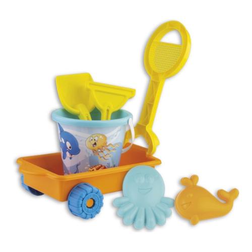 Carrello con set giochi spiaggia HAPPY FISH 6997 FISH