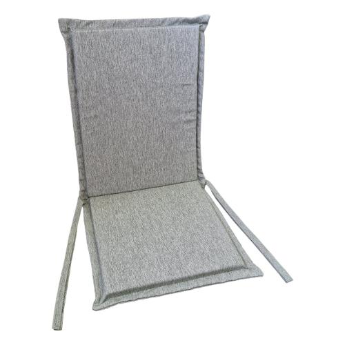 Cuscino poltrona misto cotone Dinner Grigio chiaro 16 (38x88x3,5cm) Sfoderabile