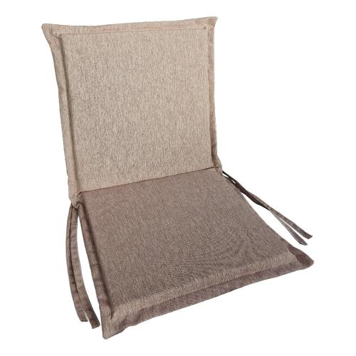 Cuscino basso misto cotone Beige 00 Sfoderabile