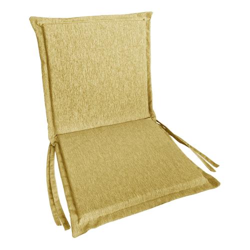 Cuscino basso misto cotone Ocra 05 Sfoderabile