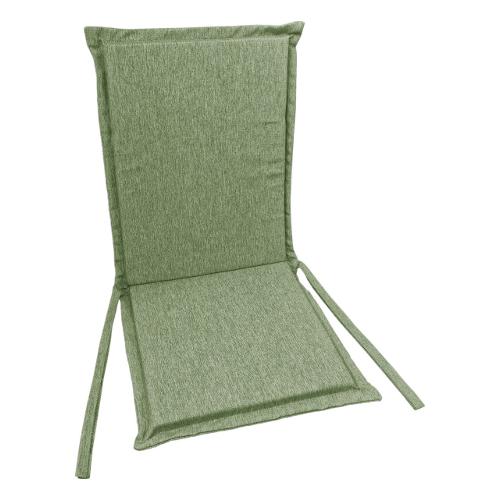 Cuscino poltrona misto cotone Dinner Verde 44 (38x88x3,5cm) Sfoderabile