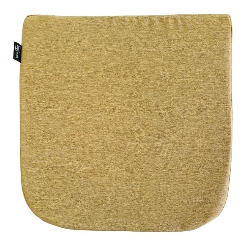 Cuscino seduta misto cotone Net Ocra 05 (47x46x4cm) Sfoderabile