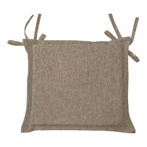 Cuscino seduta misto cotone Beige 00 (49x52x4cm) Sfoderabile