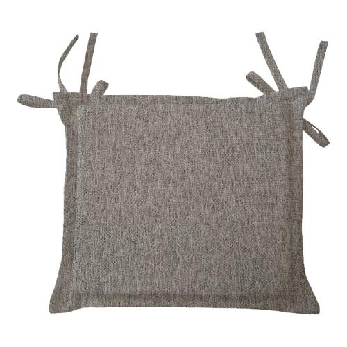 Cuscino seduta misto cotone Grigio chiaro 16 (49x52x4cm) Sfoderabile