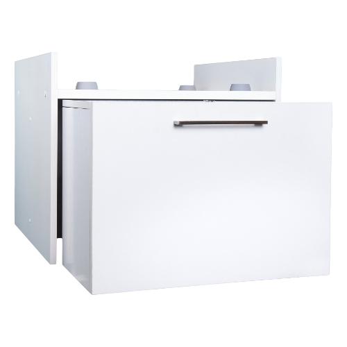 SLIDE Mobile lavatrice Bianco (70cm)