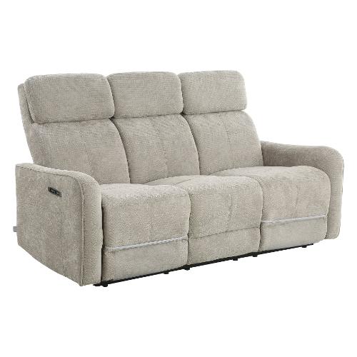 ICARO Elettrico Divano relax 3 posti lineare Tortora