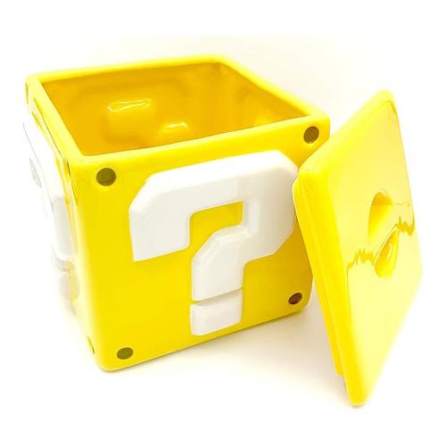 Biscottiera SUPER MARIO Question Mark Block (16x16x14cm) Yellow GP85521