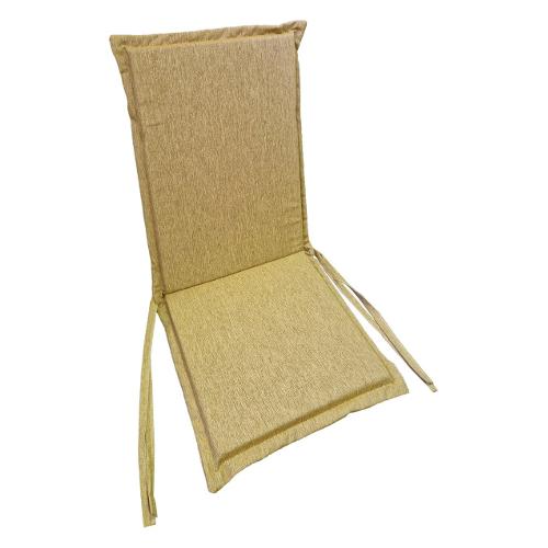 Cuscino poltrona misto cotone Dinner Ocra 05 (38x88x3,5cm) Sfoderabile