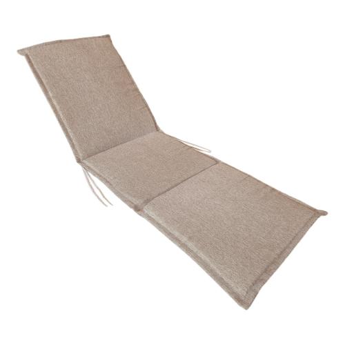 Cuscino lettino misto cotone Beige 00 (56x180x3,5cm) Sfoderabile