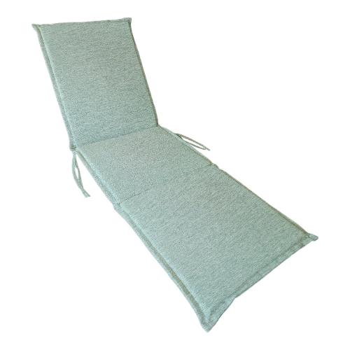 Cuscino lettino misto cotone Acqua 14 (56x180x3,5cm) Sfoderabile