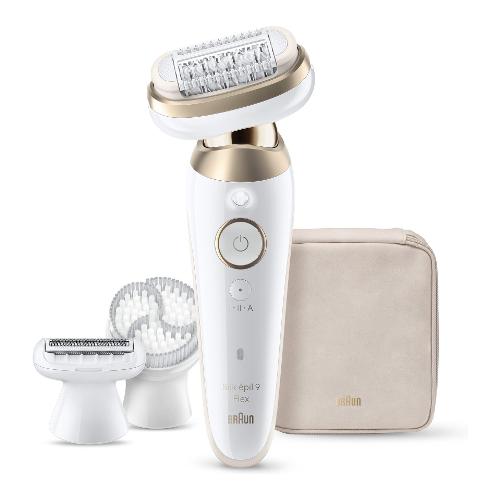 Epilatore SILK EPIL 9 Flex 9 060 3D White e Gold