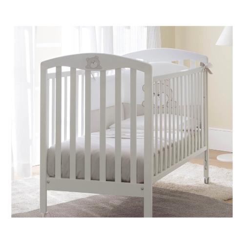 Lettino infanzia TEO (133,5x71x94cm) Bianco 0253TEO
