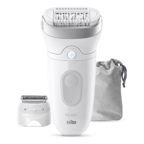 Epilatore SILK EPIL 7 7 041 White e Silver