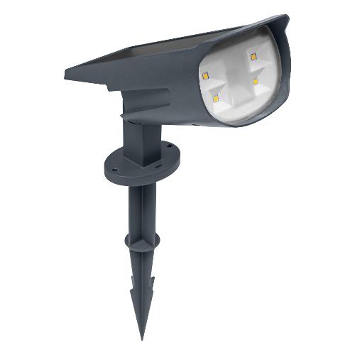 Segnapassi solare ENDURA GARDEN SPOT Dark gray (1 luce - 55 Lumen - 0,5 W - RGB) (IP44) (17,5x9,2x29,5cm) LUM564169