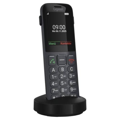 Cordless Singolo COMFORT 600 SIM Black S30853 H1236 R101