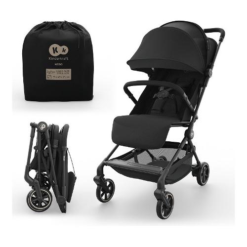 Passeggino 4 ruote ( 0 - 22 kg ) NEBO CABIN Black KSNEBO00BLK0000
