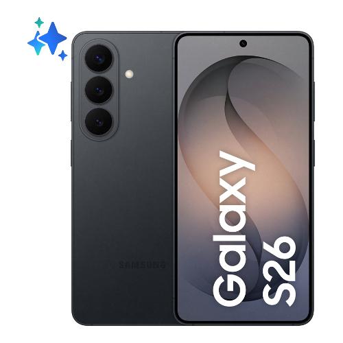 Smartphone 6,3" GALAXY AI S26 5G Black ( 256GB Ram 12GB 4300 mAh ) SM S942BZKGEUB