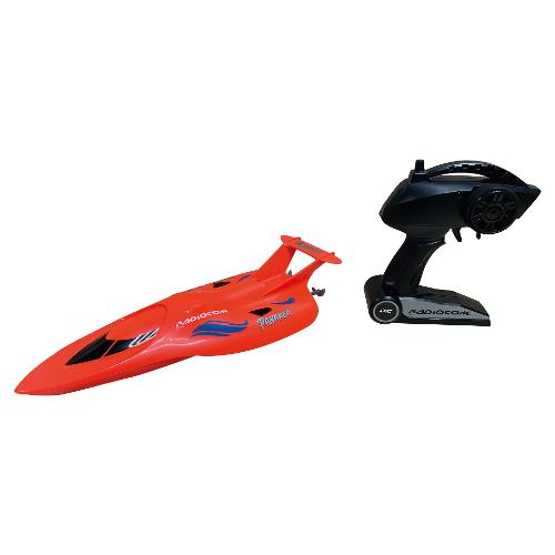 Motoscafo radiocomandato Panarea 2,4 GHz (31cm) RADIOCOM WAVES Arancio 40803