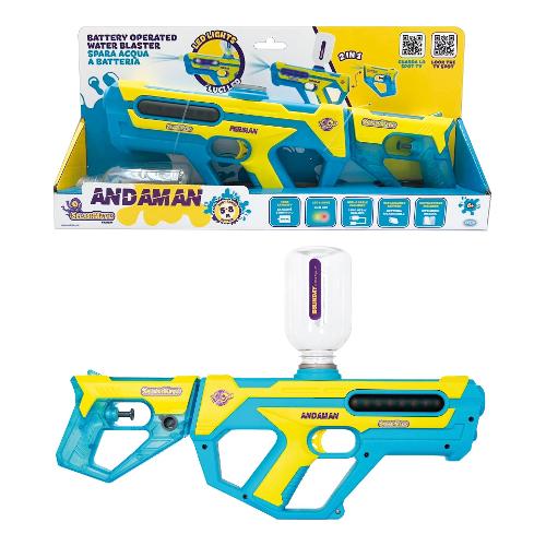 Fucile ad acqua Andaman 300 2in1 batteria 3,7V Usb (35cm) SUNDAY SPLASHMATIC 42684