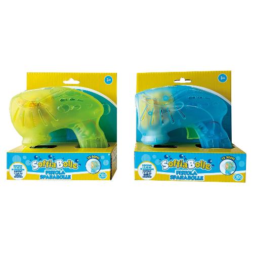 Pistola multibolle batteria (60ml) SOFFIABOLLE Assortito 34184