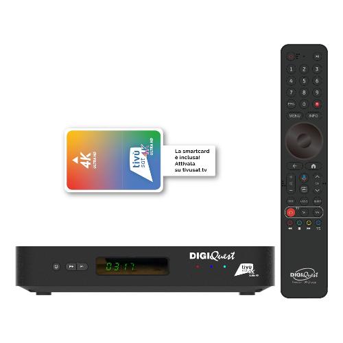 Decoder TIVUSAT AX3 Combo 4K Black RICD1247 DVB-T2/S2
