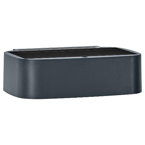 Applique solare ENDURA STYLE SOLAR Dark grey (1 luce - 700 Lumen - 7,6 W - Bianco caldo) (17,5x12,4x5cm) LUM415234