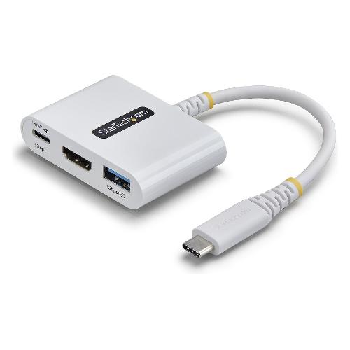 HUB 3 in 1 White 168W USBC MULTIPORT