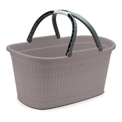 Cesta con manici (58x38x29,5cm) DOMUS HOME COLLECTION Greige 91201