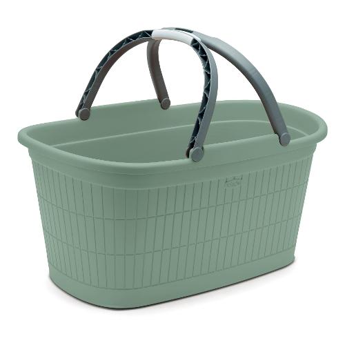 Cesta con manici (58x38x29,5cm) DOMUS HOME COLLECTION Green tea 91202