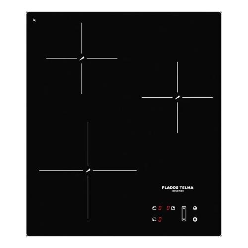 Piano cottura induzione 3 zone PBIM430K2 Black (45cm)