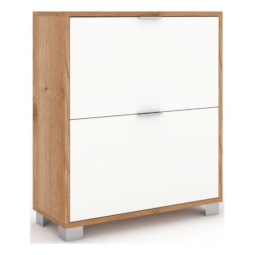 QUADRANTE 12 Paia Scarpiera Rovere cadiz e Bianco neve