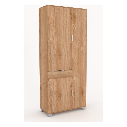 QUADRANTE 773 Armadio 3 Ante battenti, 1 Cassetto Rovere cadiz (75cm)