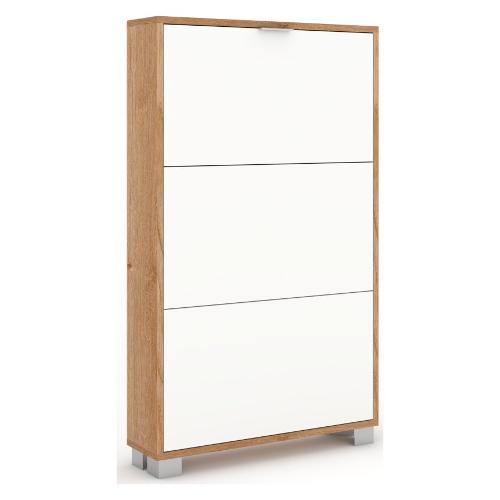 QUADRANTE 9 Paia Scarpiera Rovere cadiz e Bianco neve