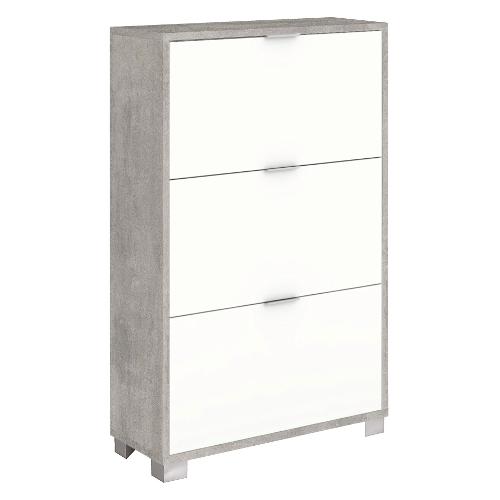 QUADRANTE 18 Paia Scarpiera Cemento e Bianco neve