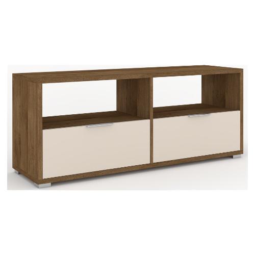 DOUBLE Db801 Base soggiorno Noce mercur e Kashmir (139x41x57cm)