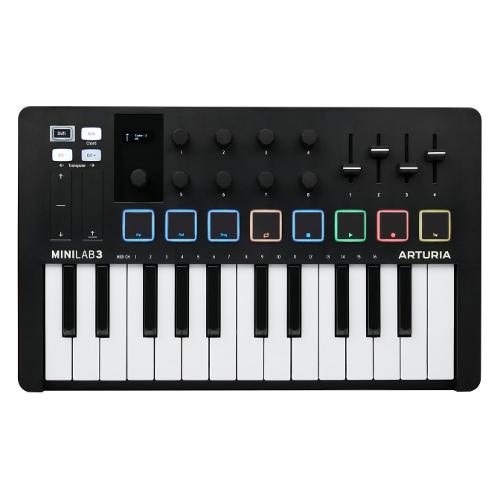 Tastiera controller MINILAB 3 Black