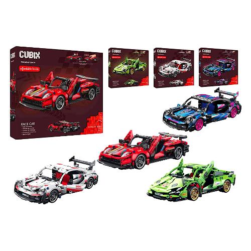Auto racer con retrocarica scala 1:18 CUBIX 8a+ Assortito 43228