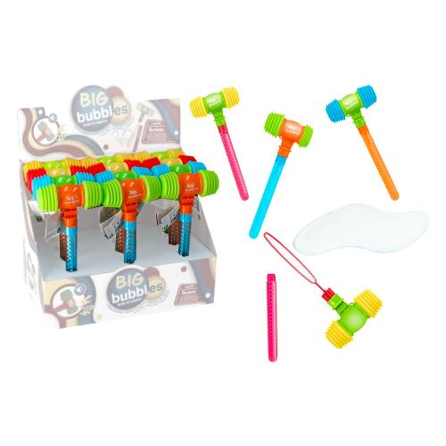 Martello bolle di sapone con suono (50ml) BIG BUBBLES Assortito 43082