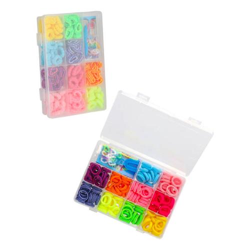 Set elastici morbidi per braccialetti 180 pz SBELLETTI Assortito Multicolore 43184